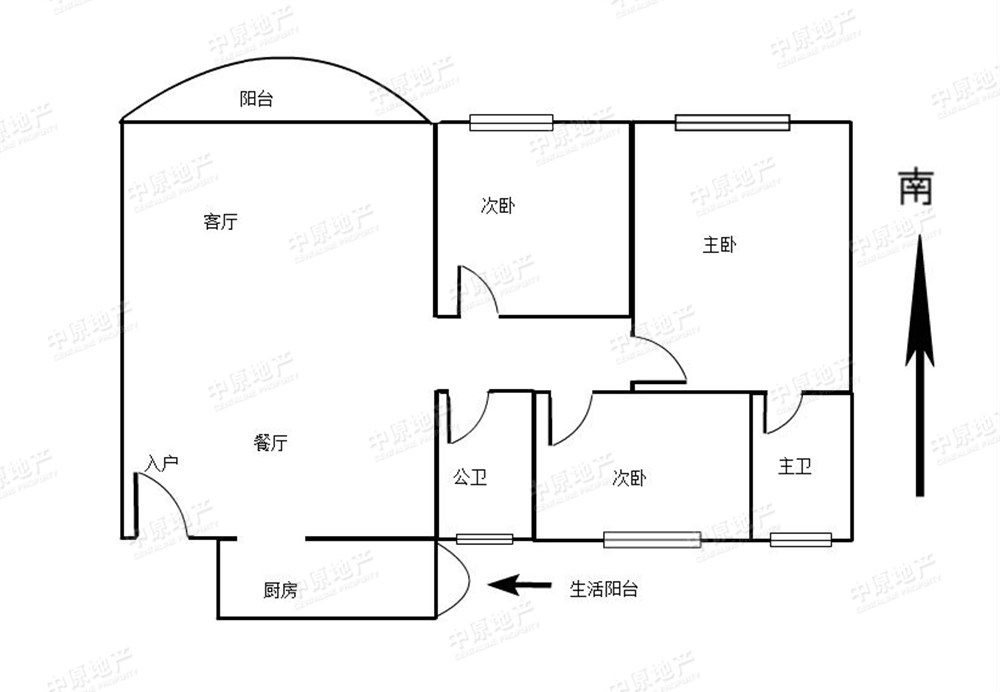 凤乐新村 精装2房 户型方正 南北通透 视野开阔 沃尔玛商圈